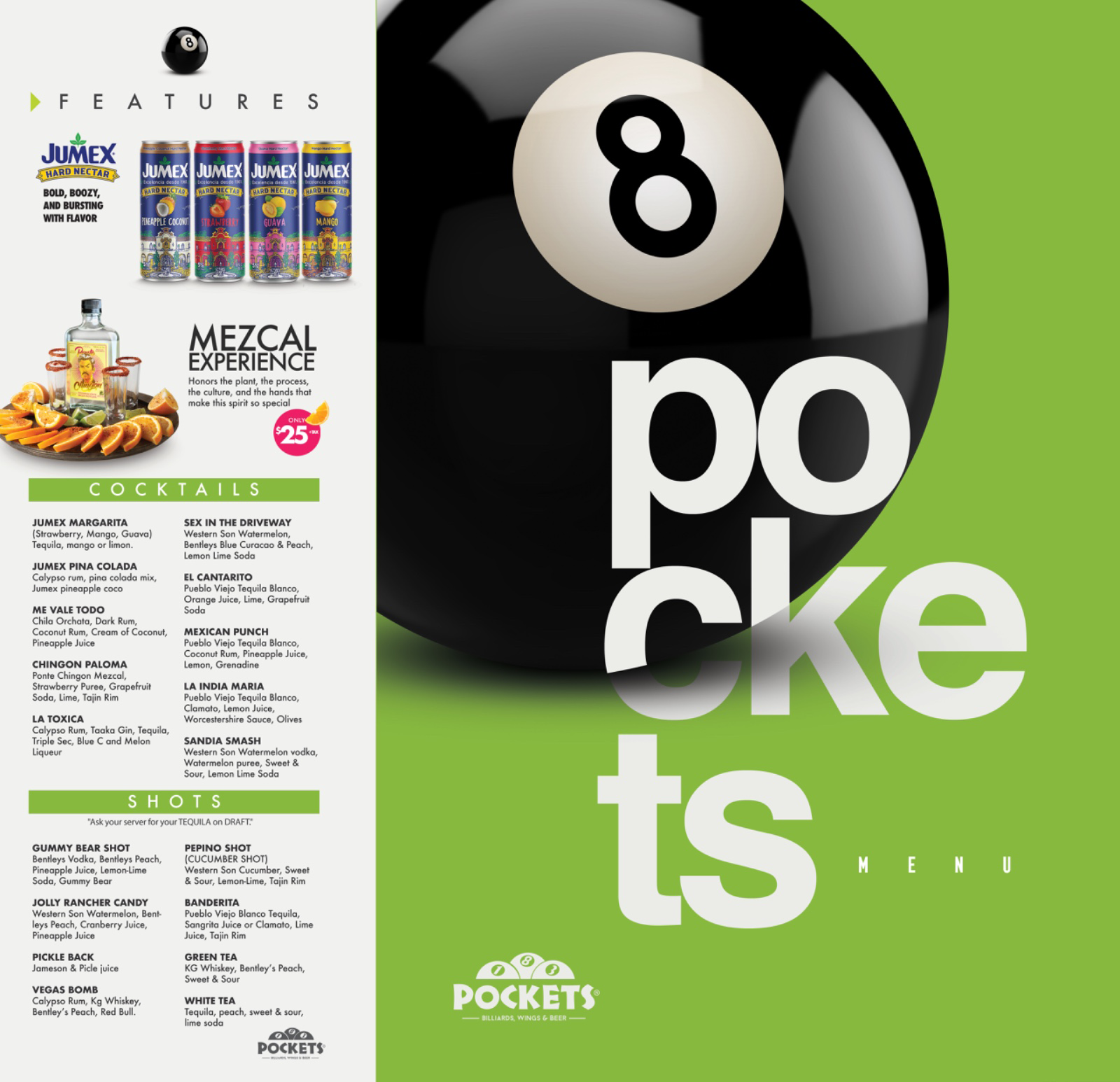 Menu Pockets