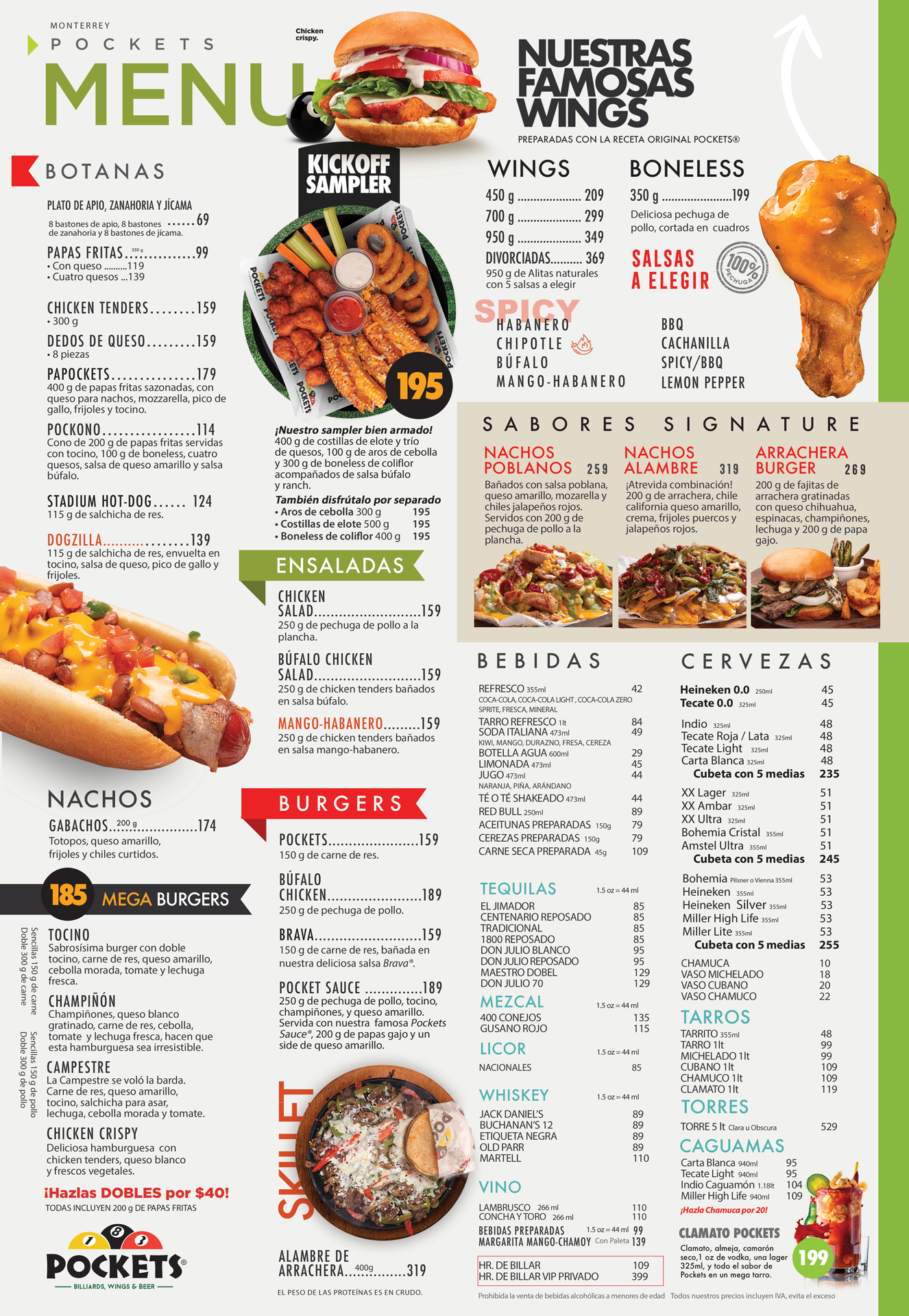 Menu Pockets