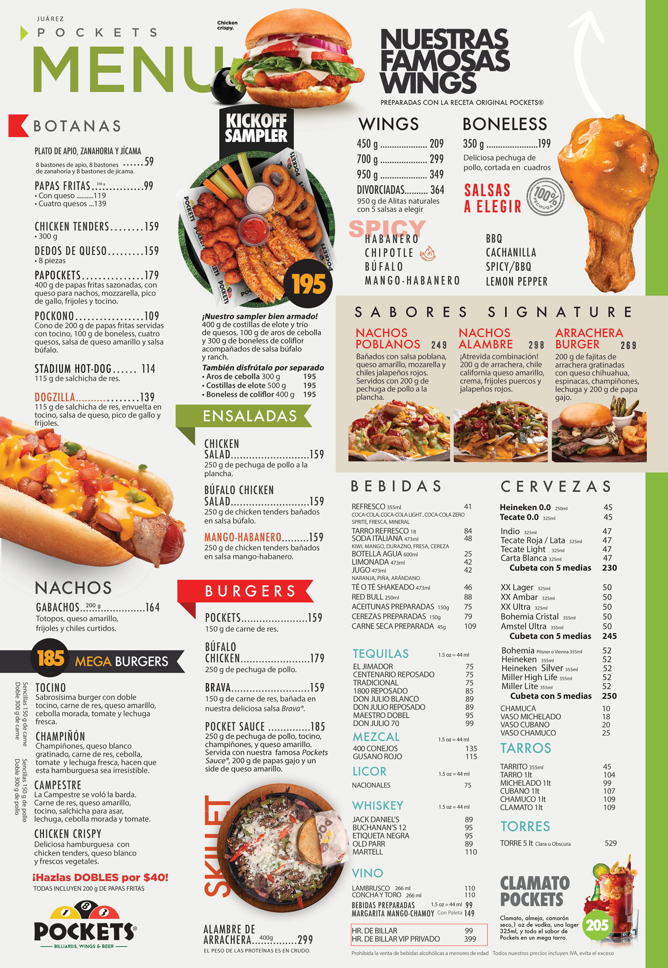 Menu Pockets